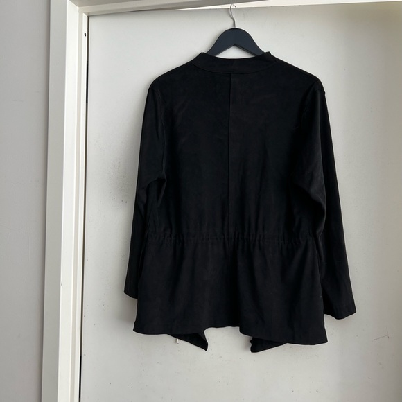 Zara Basic Faux Suede Jacket - Picture 3 of 4